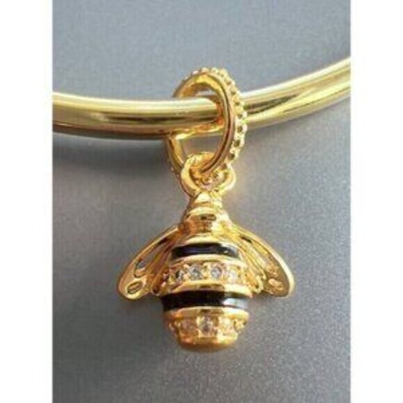 Queen Bee Dangle Charm , Charm Fit Pandora Bracelet Necklaces - Picture 4 of 4